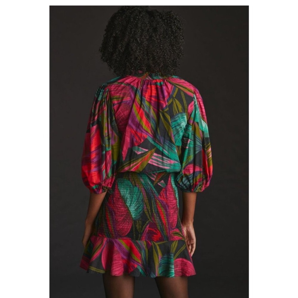 Farm Rio smocked waist mini dress - Picture 2 of 4